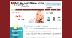 Desktop Screenshot of dentistdwarka.com