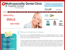 Tablet Screenshot of dentistdwarka.com